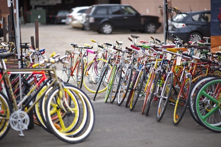 Aspen Bikes  Aspen, Colorado USA  Retro-Vintage Bikes for Sale のeditorial素材