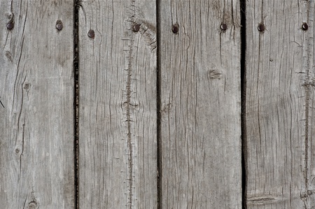 Wood Planks Wall. Pretty Old Planks with Nails. Wood Background - Texture
