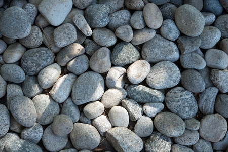 River Stones Pattern Background Photo.
