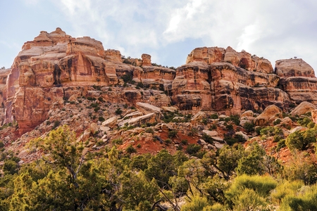 Nature Utah Landscape. Raw Sandstone Formation in Southern Utah State, USA.の写真素材
