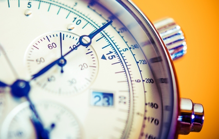 Men\'s Hand Watch Macro Closeup Photoの写真素材