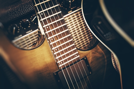 Electric Bass Guitarの写真素材
