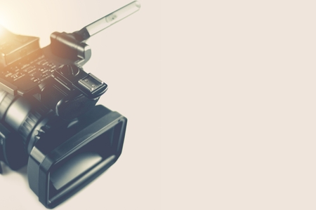 Videography Motion Picture Concept Background with Copy Space.の写真素材