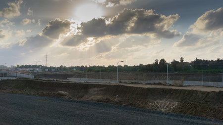 Cloudy in Herzliyaの写真素材