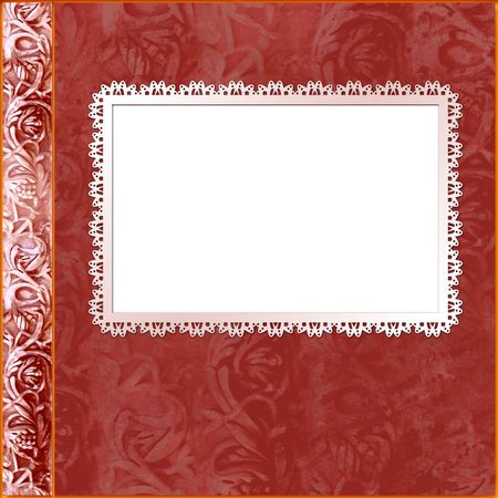 Album cover with frameの写真素材