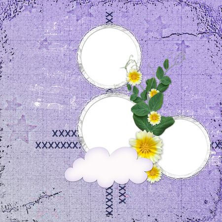 background with frame の写真素材