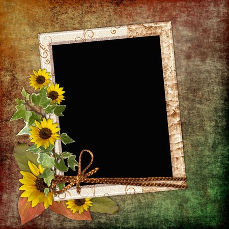 Vintage album pageの写真素材