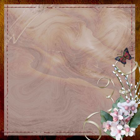 Abstract background with butterfly.の写真素材