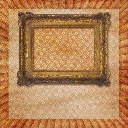 retro background with decorative frameの写真素材