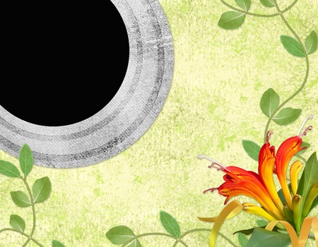 Summer greeting cardの写真素材