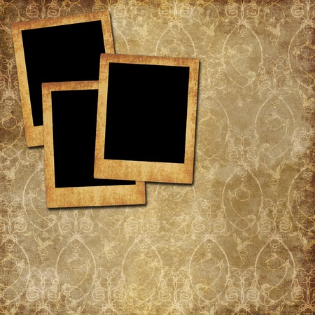 Vintage background with framesの写真素材