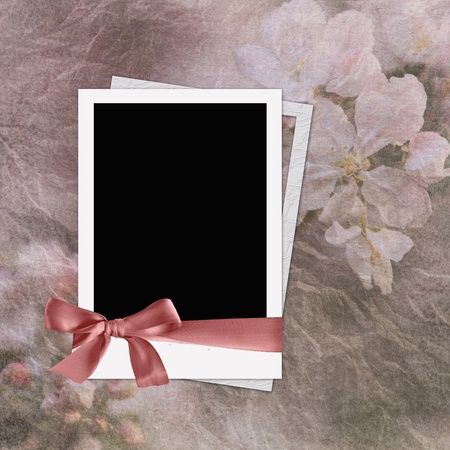 Framework for photo or congratulation.の写真素材