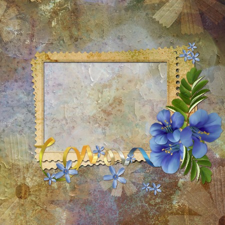Framework for invitation or congratulation.の写真素材