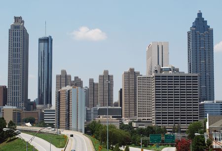 Downtown Atlanta, Georgiaの写真素材
