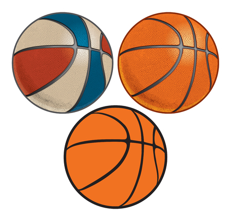 Group of Basketballsのイラスト素材