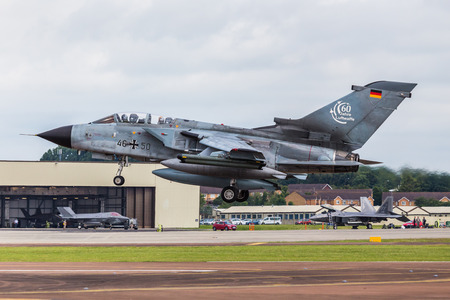 Captured on Thursday 7th July (arrivals day) of the 2016 Royal International Air Tattoo at RAF Fairford in Gloucestershire, the largest military airshow in the world.のeditorial素材
