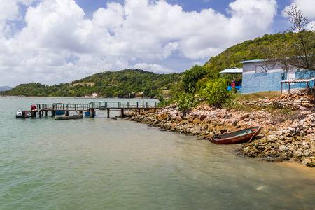 Boca de Sama - now a small fishing village on the Cuban coast.のeditorial素材