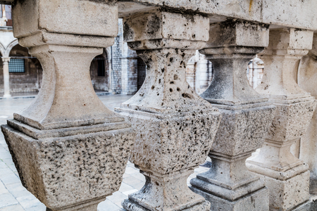 Dubrovnik, like much of Croatia, is steeped in rich history, some of which we don't have to go back too far â?? the last siege happened as recently as the early 1990â??s during the Balkans war & scars are still visible today.の写真素材