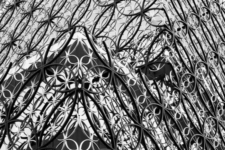 The new library of Birmingham situated on the west of the city centre.  The Â£188.8m structure boasts being the largest regional library in Europe.  It was designed by architect Francine Houben of Mecanooの写真素材