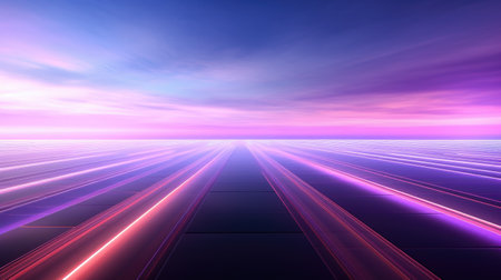 Futuristic landscape backgroundの写真素材