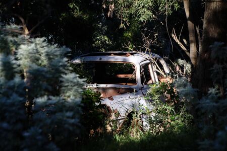 algeria, summer 2019, in the mountains over annabaの写真素材