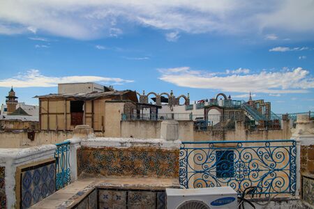 In the Medina Altstadt, shopping and take a look at the nice shopsの写真素材