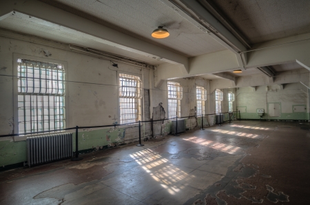 Alcatraz Island in San Francisco, USA the meal roomのeditorial素材