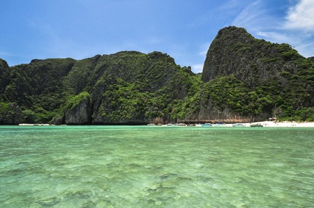 Koh Phi Phi View of Maya Bay island, Thailand Perfect tropical, Asia 