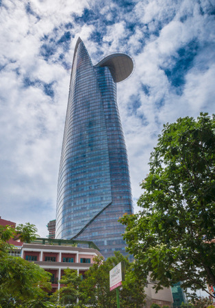 business center in Ho Chi Minh City on Vietnam Saigon 2011のeditorial素材