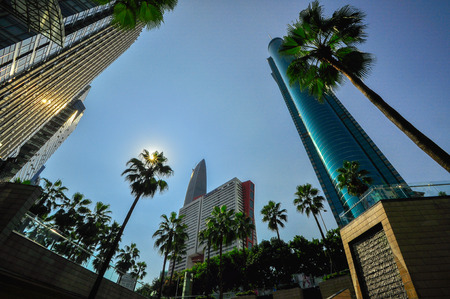 Shenzhen, China - August 03,2011  KingKey Financial Center kk100  on August 03, 2011 in Shenzhen  This is the tallest building in Shenzhen,441 8 meters high,A total of 100 floors のeditorial素材