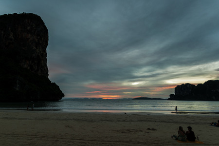 Railay beach in Krabi Thailand pefect vacationの写真素材