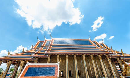 Bangkok kings palace ancient temple in thailand.のeditorial素材