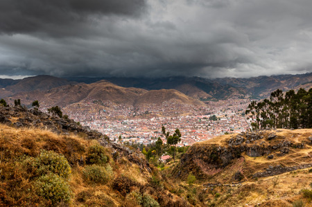 Cusco city and around in Peruの写真素材
