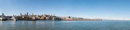 Scenic view of San Francisco skyline, California