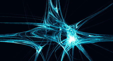 Illustration of abstract neural network texture background desigの写真素材