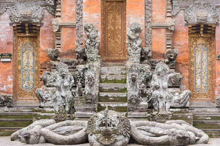 Temple at Monkey Forest Sanctuary in Ubud, Bali, Indonesia. 2016の写真素材