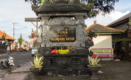 .Pura Ulundanu Batur Temple, the important hindu temple in Kintamani, Bali island, Indonesia on JANUARY 24, 2016 in .Pura Ulundanu, Indonesia.のeditorial素材