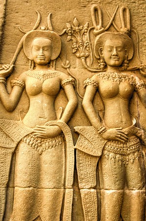 Angkor Wat temple, Siem Reap, Cambodia Hinduism Khmer culture buildingsの写真素材