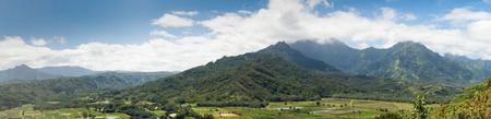Kauai Mountains on the tropical paradise island of Kauai, Hawaiiの写真素材