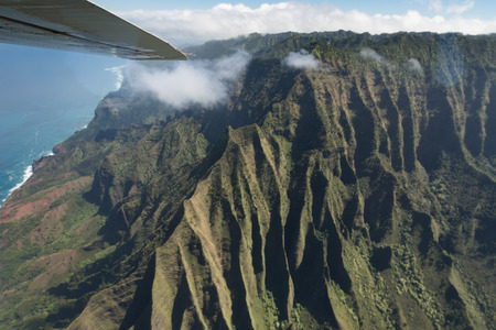Kauai Mountains on the tropical paradise island of Kauai, Hawaiiの写真素材