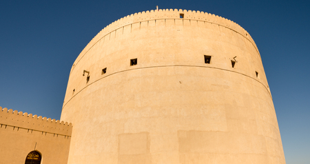 Nizwa, Oman panorama fort Arabian Peninsula. Nizwa was the capital of Oman proper and is located about 140 km from Muscat.のeditorial素材