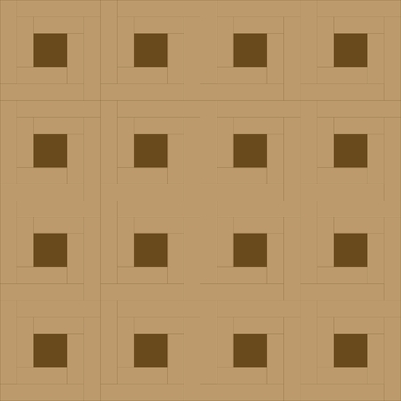 Vector seamless pattern in the form of parquet ornament.のイラスト素材