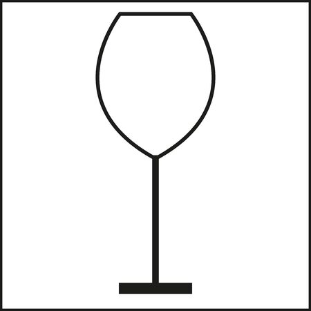 a illustration of glass alcoholのイラスト素材