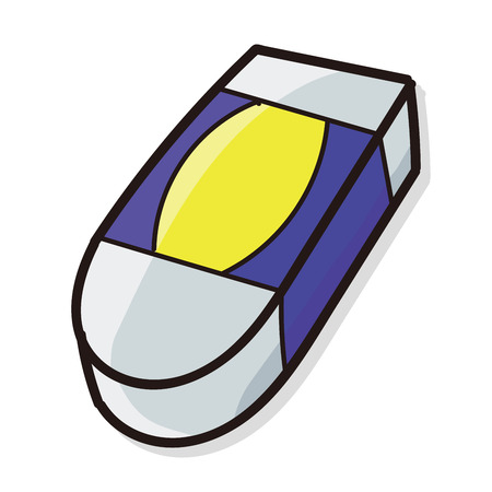 eraser color doodleのイラスト素材