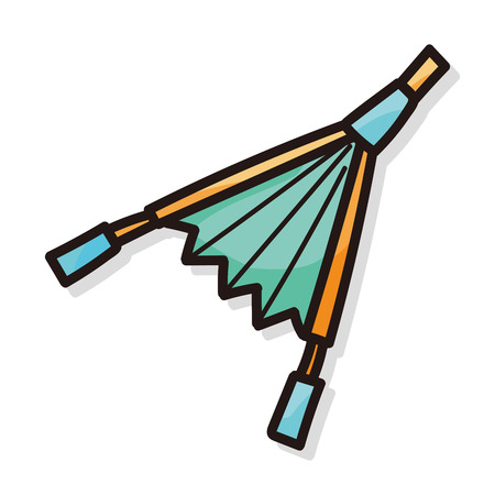 work tools color doodleのイラスト素材