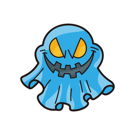 ghost doodleのイラスト素材