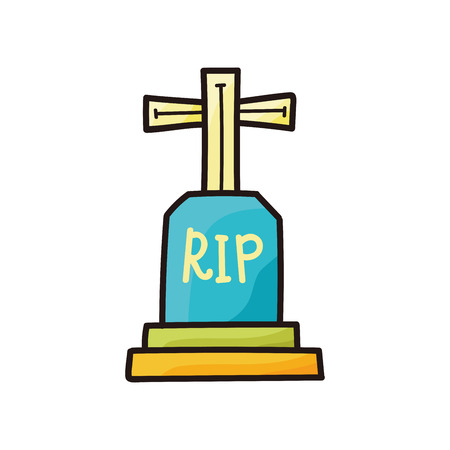 grave doodleのイラスト素材
