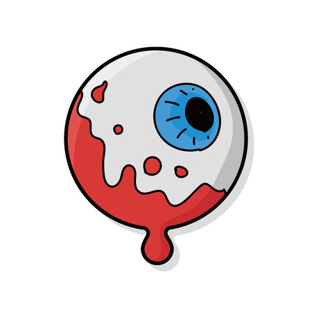 eyeball doodleのイラスト素材