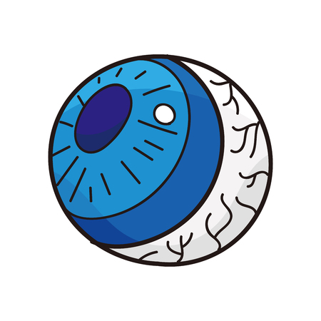 eyeball doodleのイラスト素材