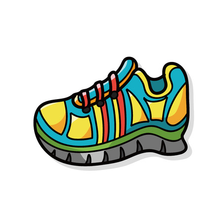 sneaker doodleのイラスト素材